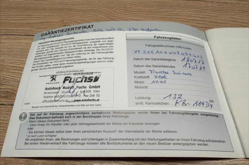 Peugeot Traveller galerie